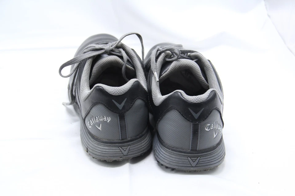 Callaway Cheviot Spiked Golf Shoes Mens Size 11 Black Leather Oxford Opti-soft - Image 4 of 4