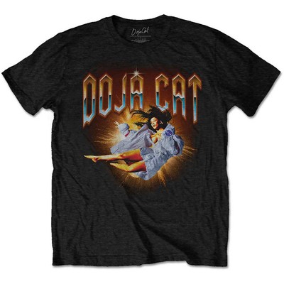 Men's Doja Cat Planet Her Space Slim Fit T-shirt Large Black