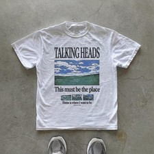 Talking Heads Graphic T-Shirt  This Must Be the Place Lyric Tee