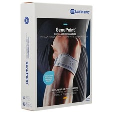 GENUPOINT Patellasehnenbandage Gr.2 schwarz 1St PZN 11470950