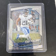 2025 Panini Prizm Tony Pollard Lazer Prizm #232 Tennessee Titans NFL