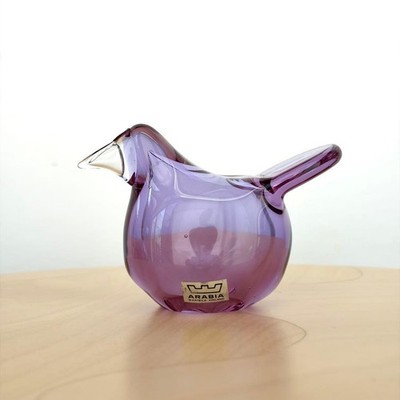 Iittala Vogel Sieppo Amethyst x klar Oiva Toikka Nuutajarvi Notsjo Vintage mz