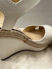 100% AUTHENTIC NEW WOMEN LOUBOUTIN ALMERIA WHITE 120 WEDGE/ESPADRILLE US 9 — photo 9