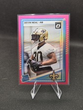 2025 Panini Donruss Optic Rated Rookie #359 Devin Neal Pink Prizm Saints