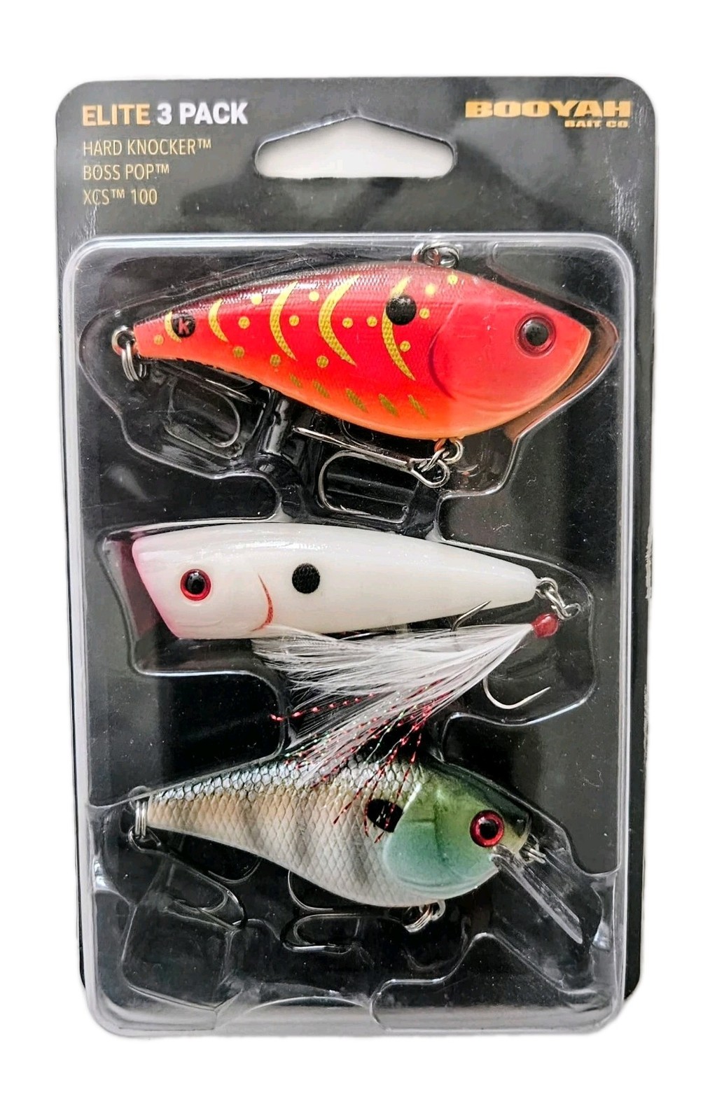 (Set of 2) Booyah Elite 3 Pack Hardbait Fishing Lure Kits 6 Lures In Set New - Image 7