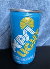 Pepsi Light Cola 12 Ounce Can Pull Top