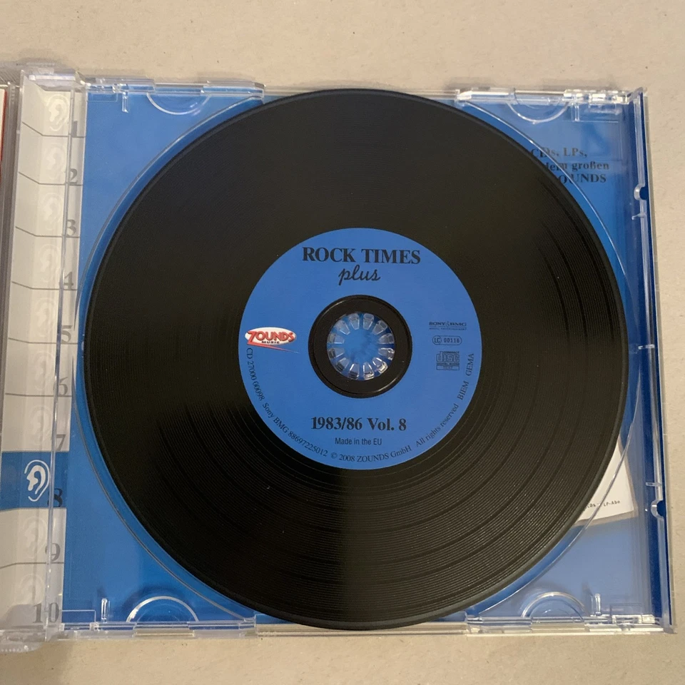 2 CD Audio Rock Times Plus Vol. 8 1983/1986 + Vol. 10 1991/94  neuwertig Zounds - Bild 3 von 4