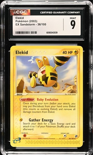 Elekid graded CGC 9 for sale on eBay