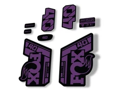 FOX 40 Performance Elite 2021 Fork Decals Suspension Sticker Adhesive Purple