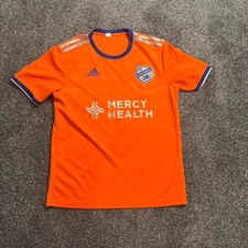 Fc Cincinnati orange soccer jersey mens small