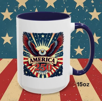 USA Eagle Semiquincentennial Mug 250th