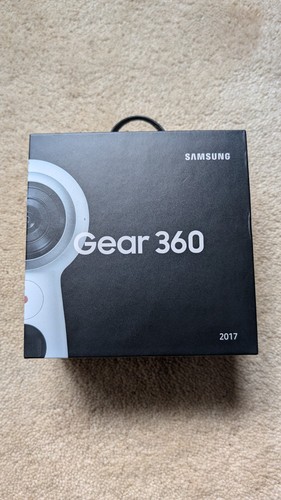 Samsung Gear 360 (2017) SM-R210 Camera - Box, Cable, Strap, Manual & COVER 64GB - Picture 2 of 2
