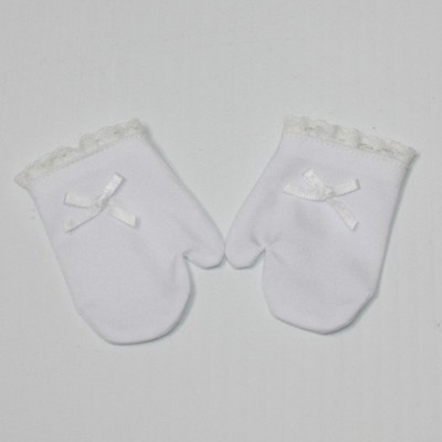 American Girl Maryellen Larkin Accessories White Gloves with Lace Trim for Dolls