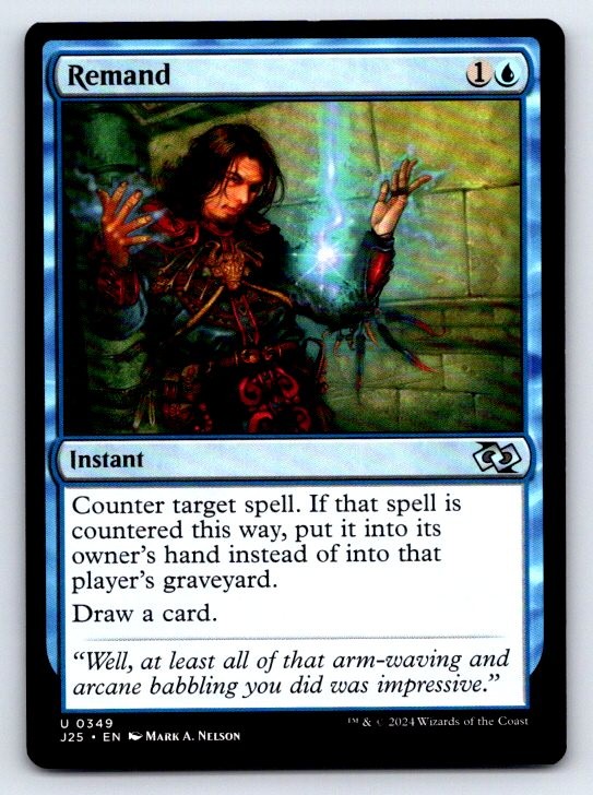 Remand 349 Uncommon Foundations Jumpstart Magic: The Gathering