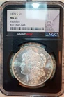 * 1878 S * NGC MS64 FROSTY WHITE SEMI PL GORGEOUS PQ MORGAN SILVER DOLLAR #048