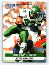 1991 Pro Set Spanish #179 Blair Thomas Fresh Break EX-EXMINT