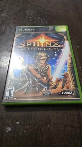 Sphinx and the Cursed Mummy - Microsoft Xbox, THQ, Manual Included