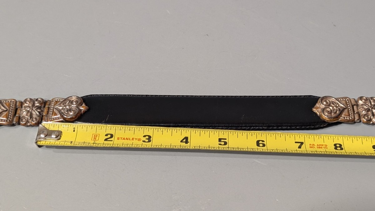 Fossil Black Genuine Leather Belt Women display picture 3