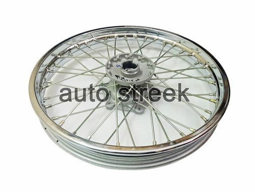 Para Real Enfield Classic Disc Brake Model 19" Completo Rueda Delantera Borde - Imagen 3 de 5