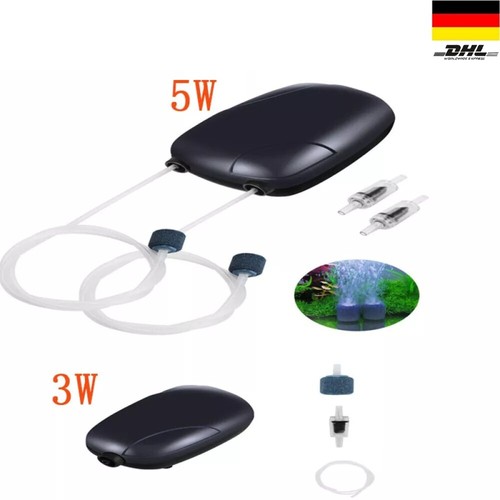 Aquariumluftpumpe Sauerstoffpumpe Luftpumpe Membranpumpe Belüfter DHL