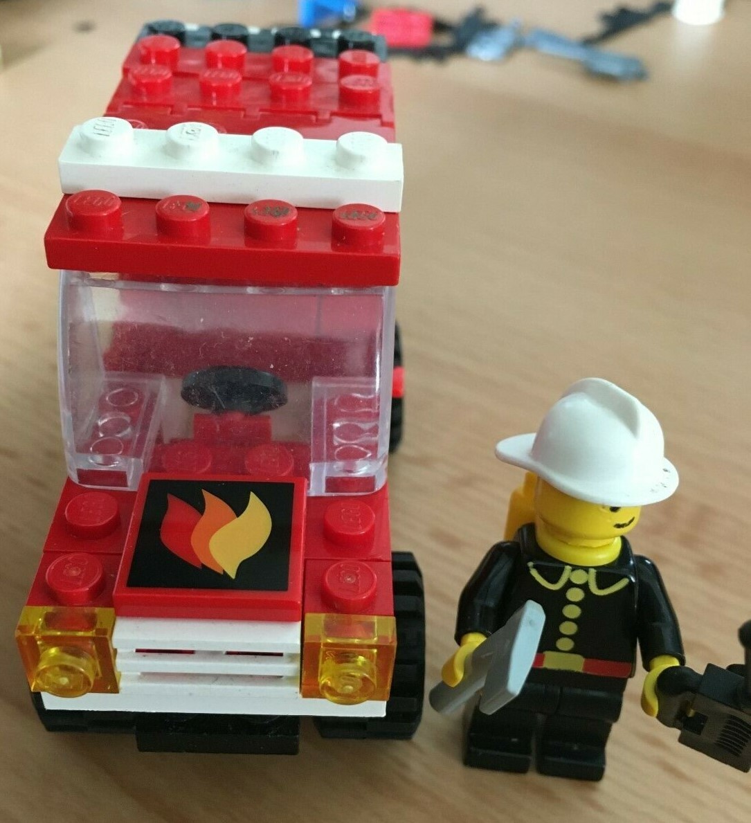 vintage lego fire truck