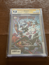 2x ss Nick Cage & Shameik Moore Signed  CGC 9.8 Spider verse #1 Spider-Man Noir