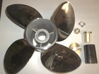 MERCRUISER ALPHA BRAVO 1 STAINLESS STEEL 4 BLADE PROPELLER PROP 14.25 X 17P 14.5