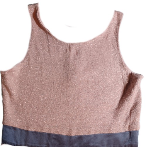 GB girls Sparkly Pink Romber With Sewn In Navy Blue Waist Belt - Picture 7 of 12