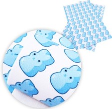 Peeps Easter FAUX LEATHER SHEET 8.75" X 12" 1061186 Marshmallow Candy Bunny