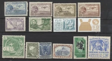 Mexico  Vintage Collection 14 Different Mint Never Hinged Old Time Issues