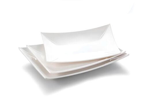 Multisize Serving Platters 3pc set (10/9/8 inches)- Hosting Essentials for Pa...