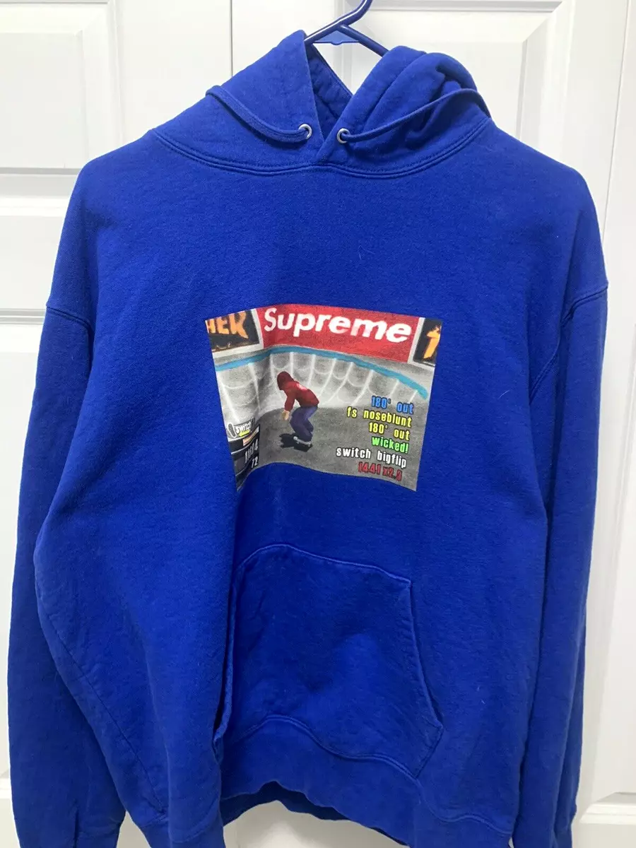 Supreme x Thrasher Game Hoodie Royal Blue Hoodie