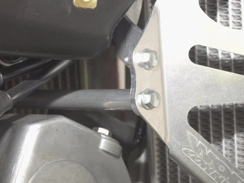 Suporte de radiador Works Connection 18-008 Honda CRF150R CRF150RB 2008-17 fabricado nos EUA - Imagem 4 de 4