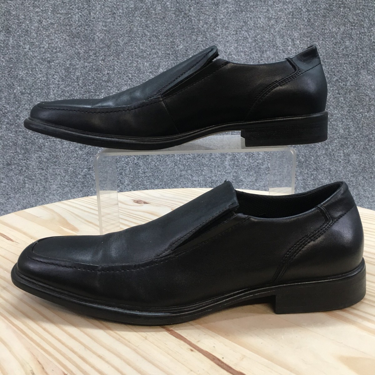 Goodfellow Shoes Mens 7 Loafers Casual Slip On Black Faux 