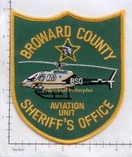 Florida - Broward County Sheriff Aviation Unit FL Police Dept Patch