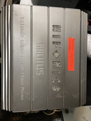 Hifonics Brutus  D-Class Mono Amplifier  Bx1000D Sold For Parts Old School