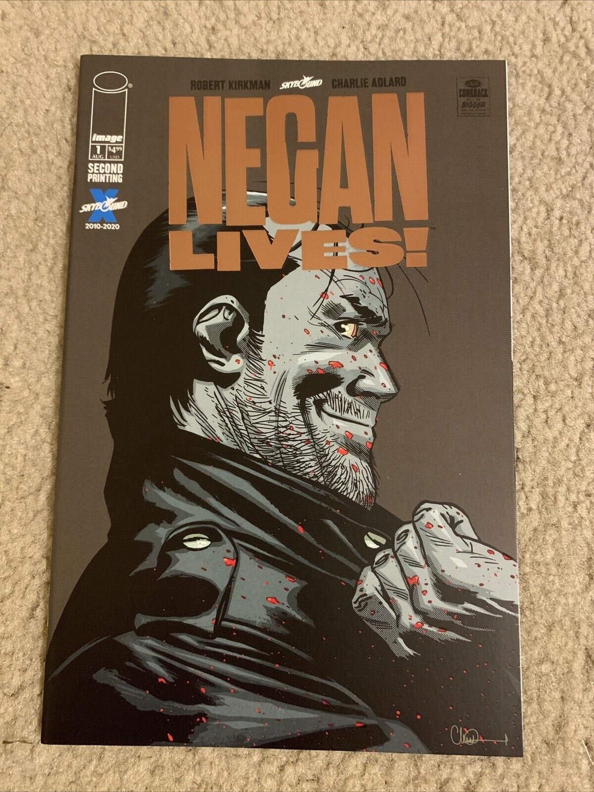 Negan Lives! #1 Bronze Variant Edition 2nd PRINT Image 2020 VF/NM-