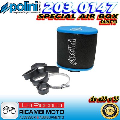 Air Filter Air Box Big Evolution Polini Right Minarelli