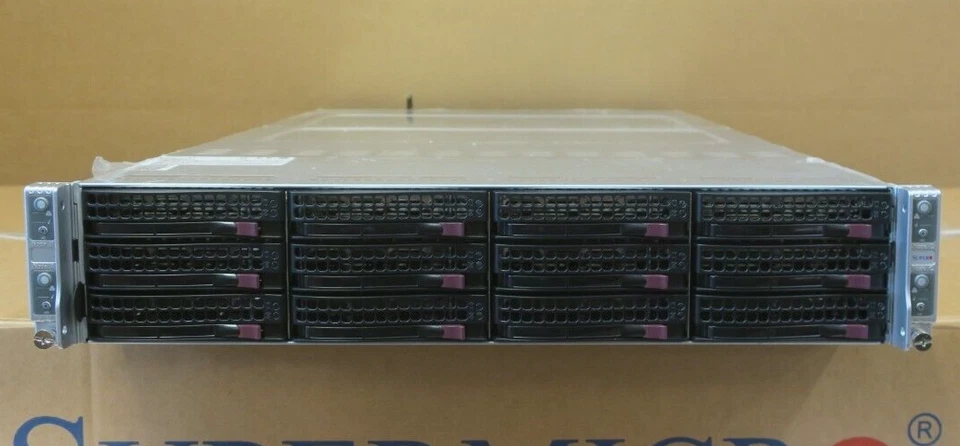 NEW Supermicro SuperServer 6029TP-HC0R 12x 3.5" Bay 4x X11DPT-PS CTO Server Node - Image 2 of 4