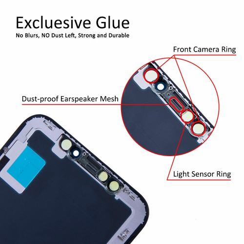 Pour iPhone X Écran Souple OLED Écran Tactile Numériseur Assemblage Remplacement - Photo 4 sur 6