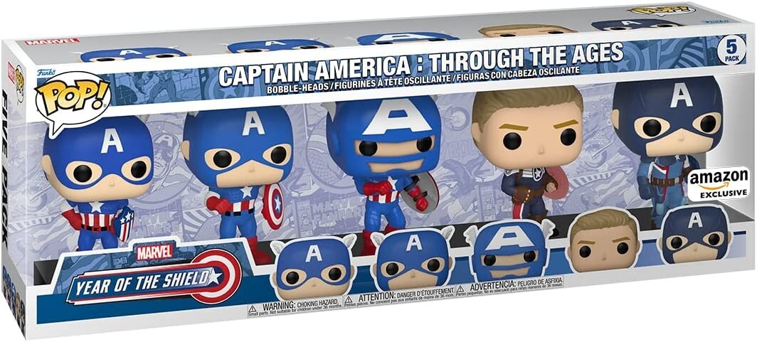 Funko Pop! Captain America: Through the Ages Year of the