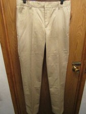 NWT FRENCH TOAST RELAXED YOUTH BOYS BEIGE PANTS SIZE 20 INSEAM 32