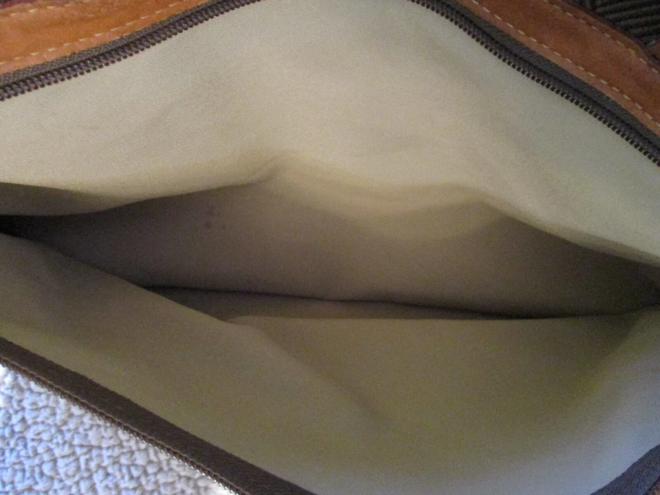 Французский багаж подлинный черный коричневый herringbone спортивная сумка для выходных - Изображение 4 из 4