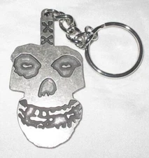 Misfits Fiend Skull Metal Keychain Punk New