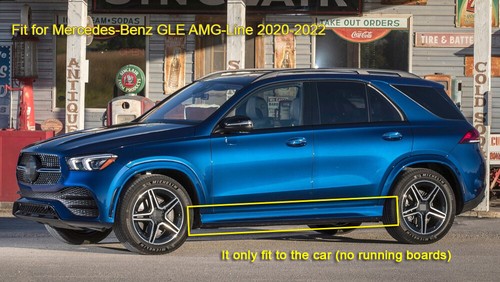 1Set Mud Flaps Splash Guard Mudguard Fender for 20-22 Mercedes Benz GLE AMG-Line - Picture 2 of 8