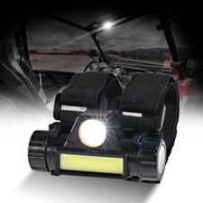 Roll Bar Cage Mount Overhead Dome Light LED Assembly USB Charger For Jeep CJ-7