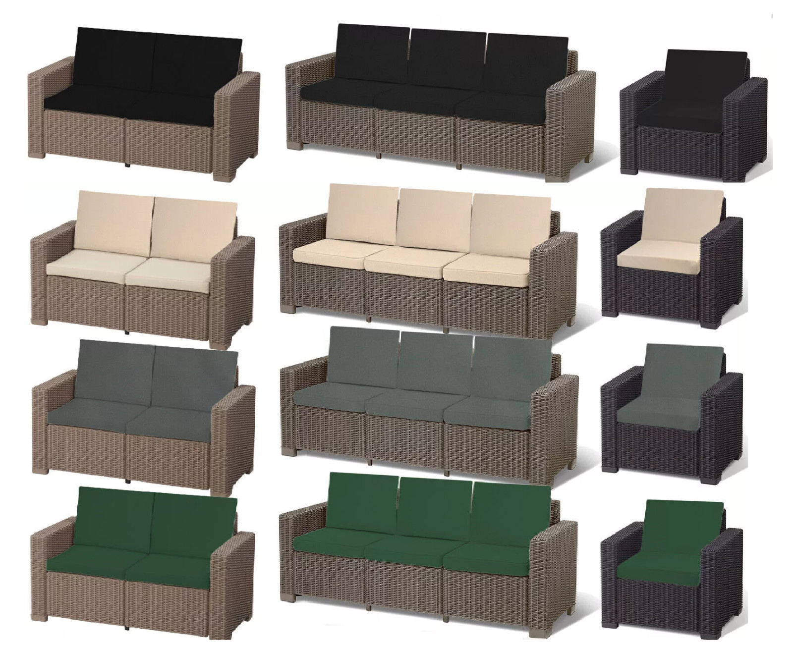 KETER CUSHION PADS FOR ALLIBERT CALIFORNIA Grelly UK