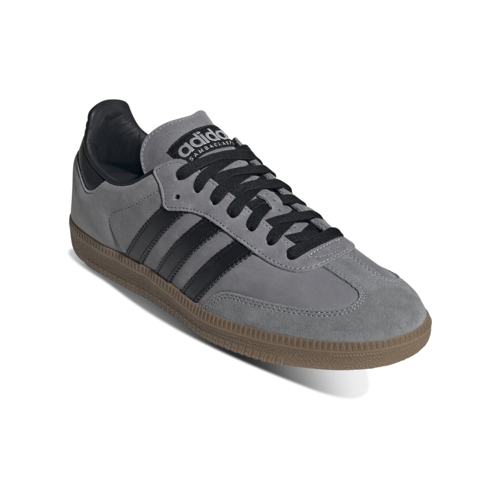 Adidas Originals Samba OG (Halo Silver/Black/Brown Desert) Men's Shoes IE9164 image 3