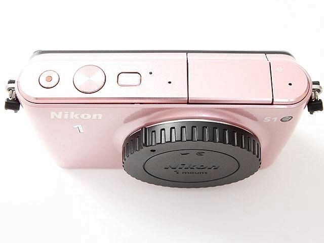 Nikon 1 S1 10.1MP Mirrorless Digital Camera Pink Body