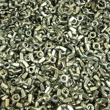 (1,000) 1/4"-20 Wing Nut Cold Forged Zinc Plated Type A